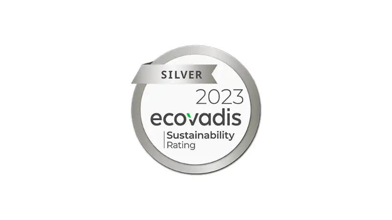 EcoVadis Sustainability Rating Silver 2023