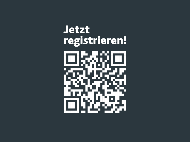 Jetzt bei JobRad registrieren - QR Code