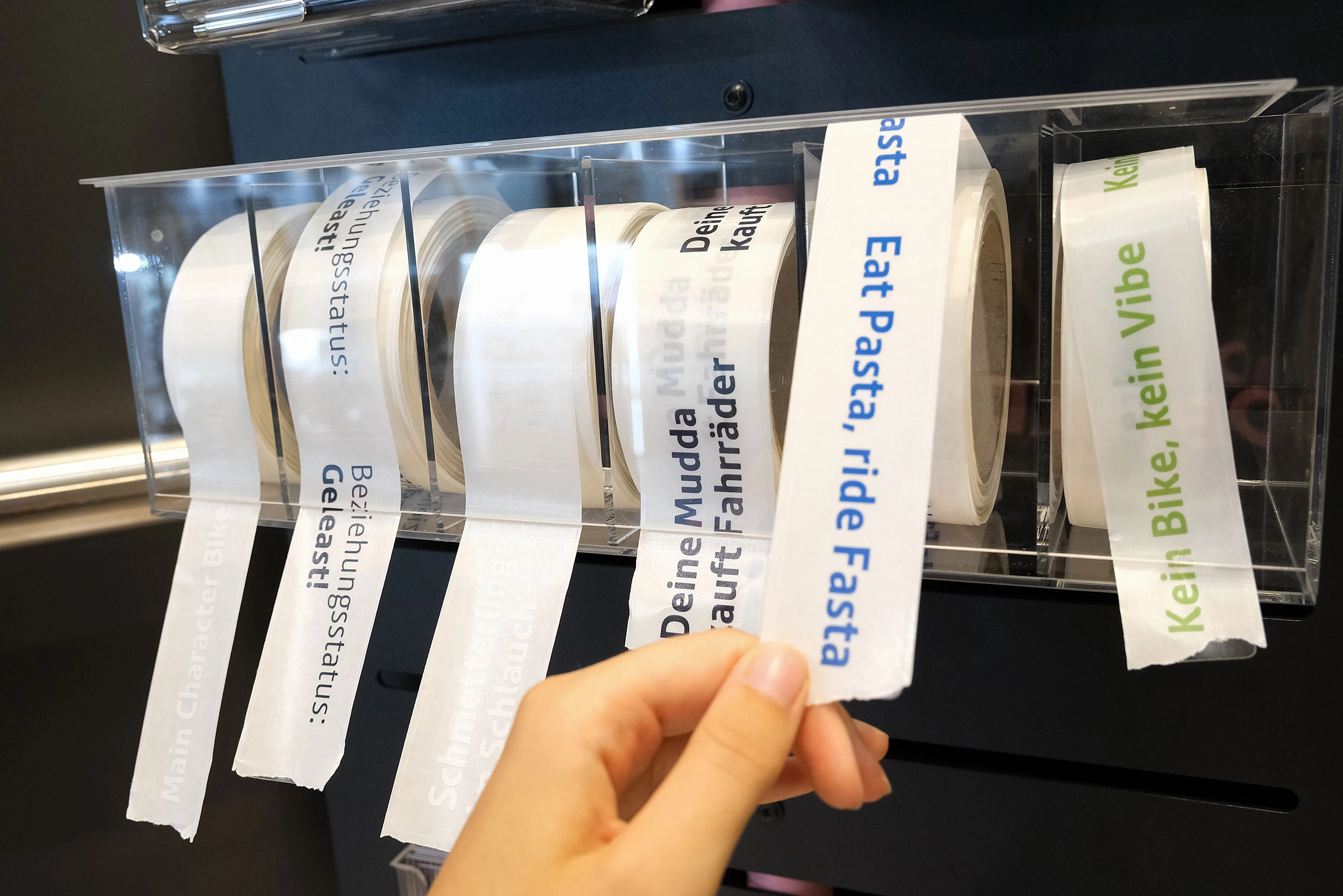 Fahrrad Sticker "Eat Pasta ride Fasta" Fahrrad Sticker "Eat Pasta ride Fasta"